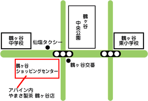 鶴ヶ谷店地図